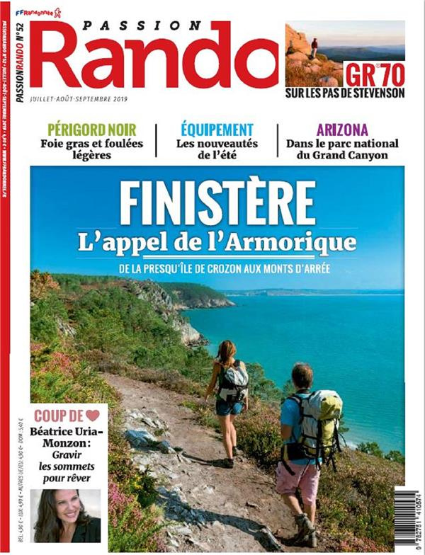 Passion rando N° 52, juillet-septembre 2019 : Finistère. L'appel de l'Armorique