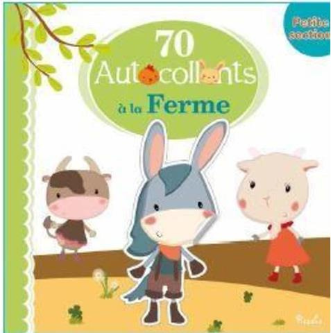 70 autocollants A la ferme