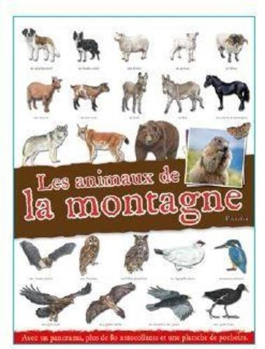 Les animaux de la montagne. Avec un panorama, plus de 80 autocollants et une planche de pochoirs