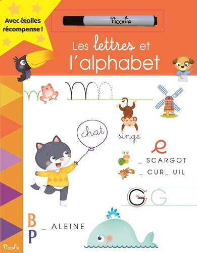 Les lettres et l'alphabet. Avec 1 feutre effaçable