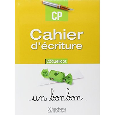 Coquelicot Cahier d'écriture CP