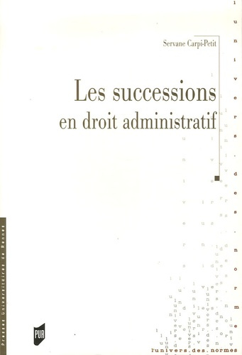 Les sucessions en droit administratif