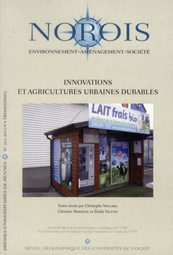 Norois N° 221-2001/4 : Innovations et agricultures urbaines durables