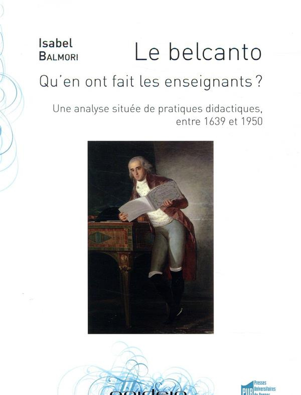 Le Belcanto. Qu'en ont fait les enseignants ? Une analyse située de pratiques didactiques, entre 163