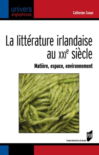 La littérature irlandaise au XXIe siècle. Matière, espace, environnement