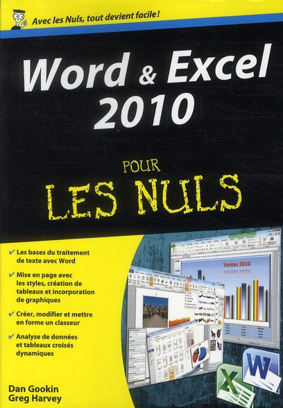 Word et excel 2010 mégapoche pour les nuls