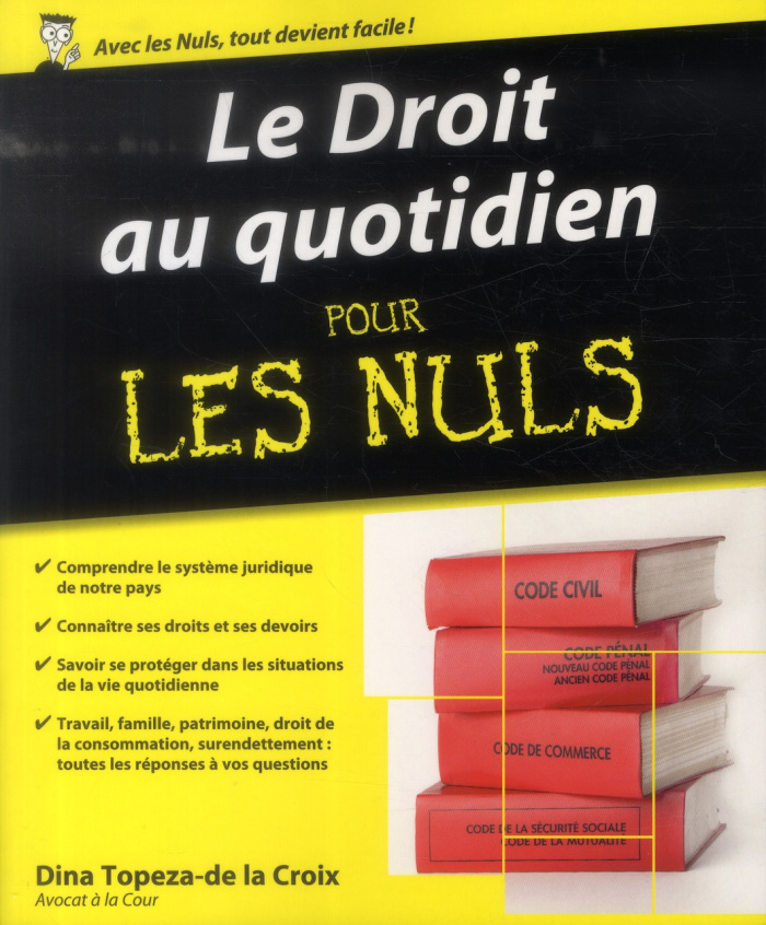 Le Droit au quotidien pour les nuls