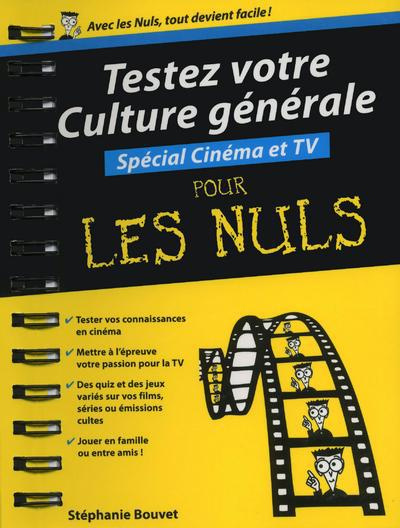 Tester votre culture générale spécial cinéma et TV pour les nuls