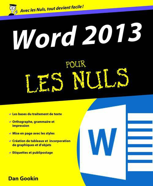 Word 2013 pour les nuls