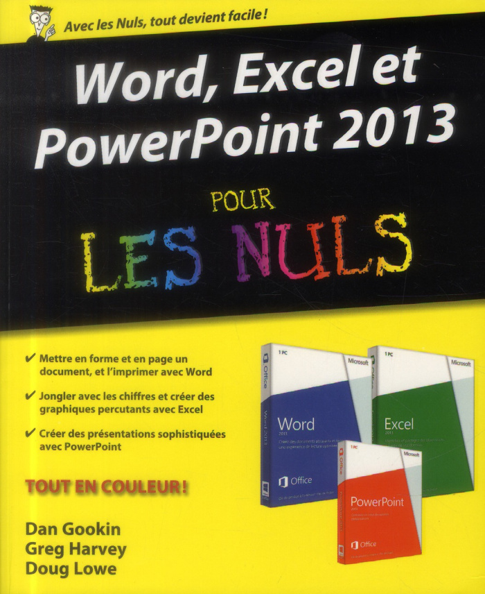 Word, Excel et PowerPoint 2013 pour les nuls