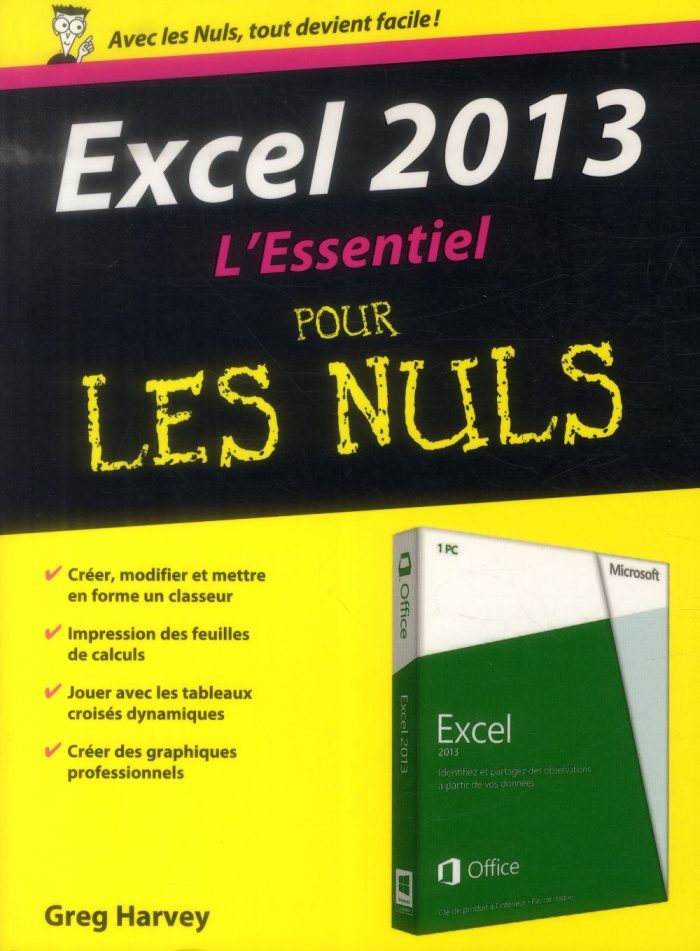 Excel 2013 L'essentiel pour les Nuls