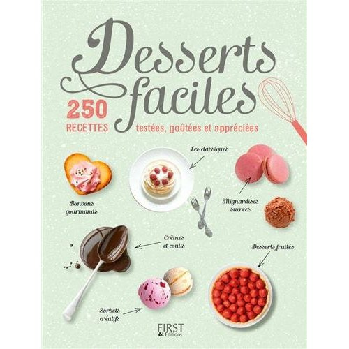 Desserts faciles. 250 recettes testées, goûtées et appréciées