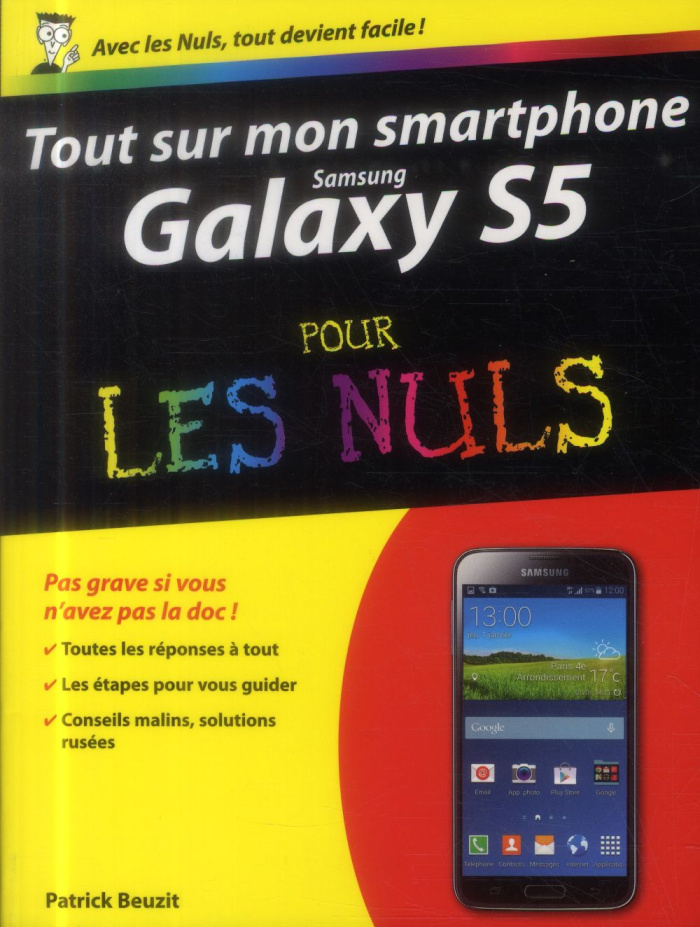 Tout sur mon smartphone Galaxy S5 pour les nuls