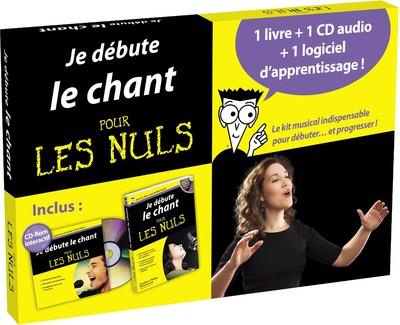Coffret Je débute le chant pour les Nuls. Avec 1 CEDEROM   1 CD AUDIO