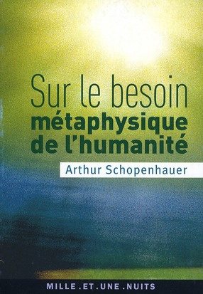SUR LE BESOIN METAPHYSIQUE DE L'HUMANITE