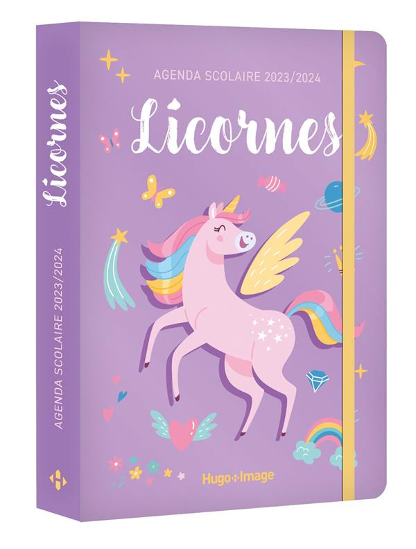Agenda scolaire Licornes. Edition 2023-2024