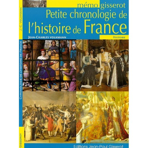 MEMO - PETITE CHRONOLOGIE DE L'HISTOIRE DE FRANCE