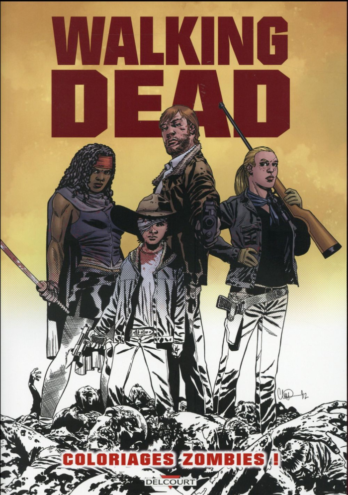Walking Dead. Coloriages zombies !