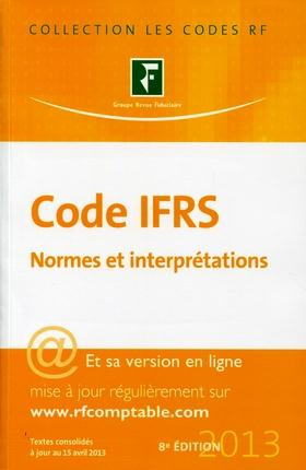 Code IFRS 2013 / Normes et interprétations