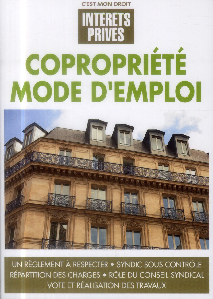 COPROPRIETE MODE D'EMPLOI