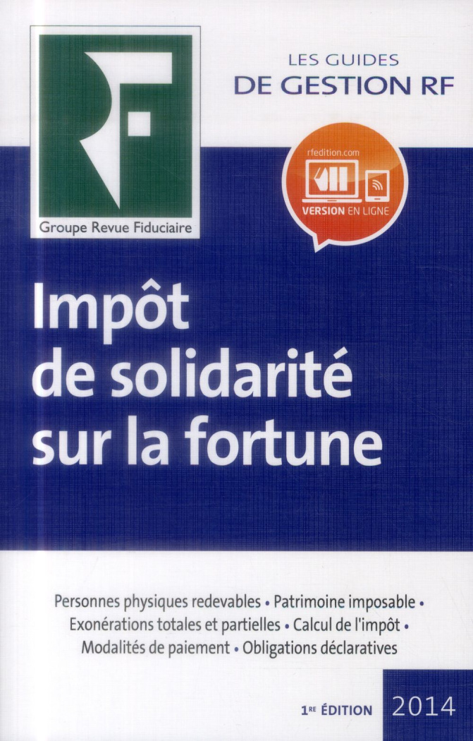 IMPOT DE SOLIDARITE SUR LA FORTUNE 2014
