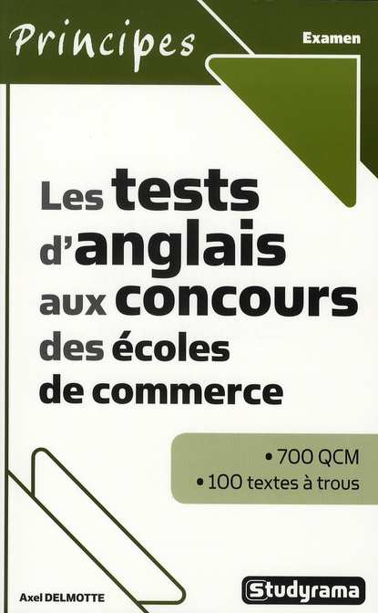 Les tests d'anglais aux concours des écoles de commerce