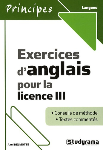 Exercices d'anglais pour la licence III