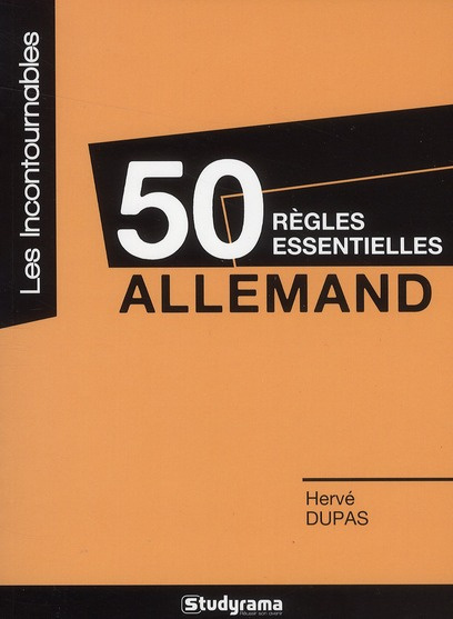 Allemand. 50 règles essentielles