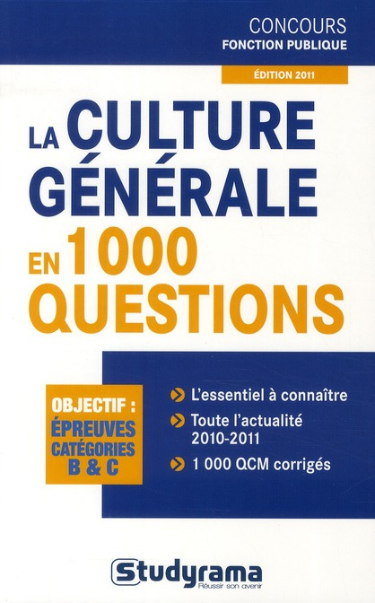 La culture générale en 1000 questions