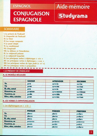 Conjugaison espagnole. 2e édition