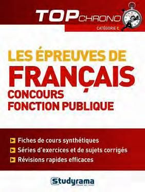 Les épreuves de français concours Fonction Publique. Catégorie C