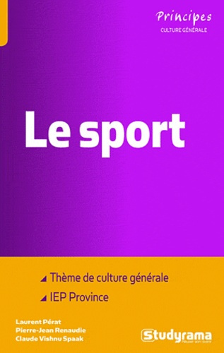 Le sport. Thème de culture générale aux concours d'entrées des IEP de Provinces