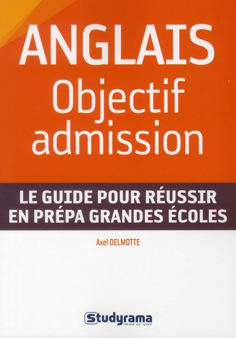 Anglais : objectif admission