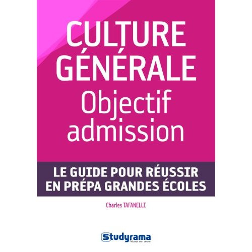 Culture générale : objectif admission