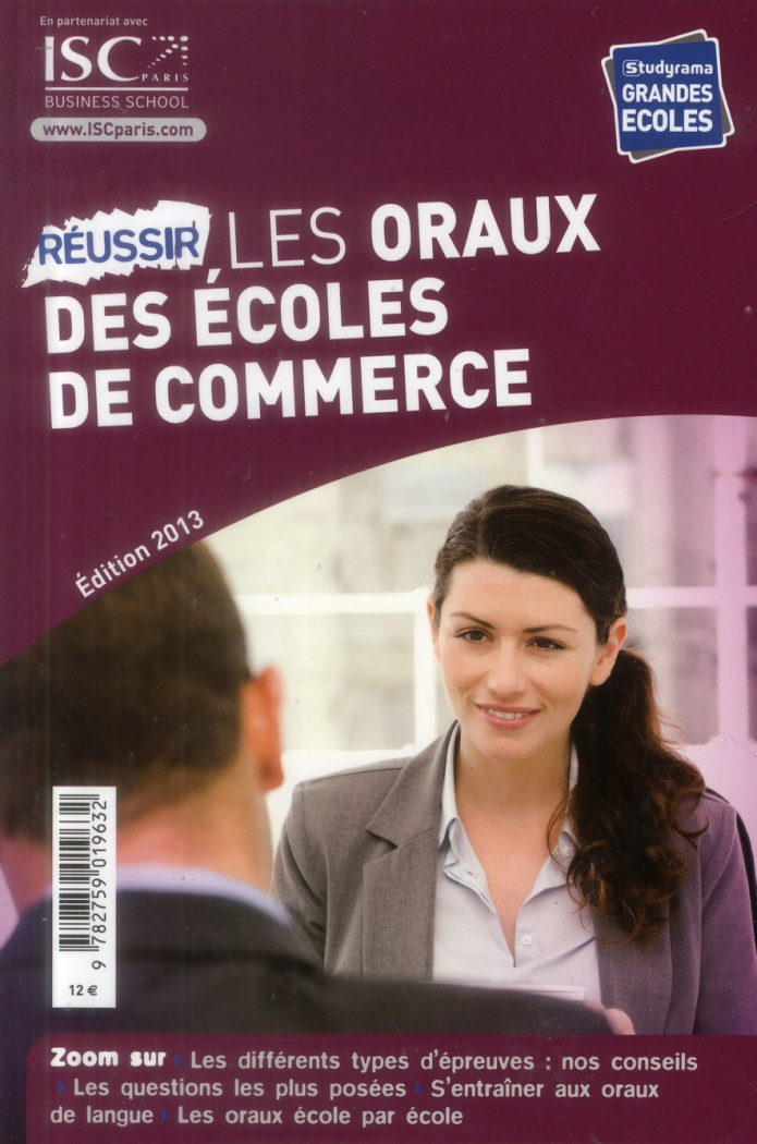 Réussir les oraux des écoles de commerce. 7e édition