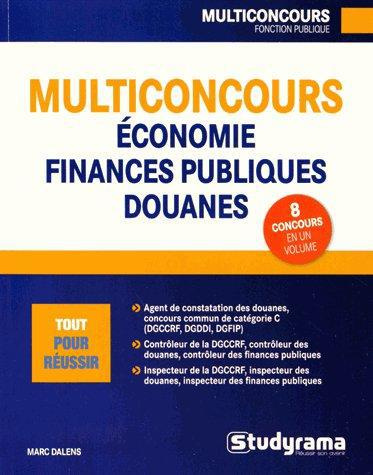 Carrières économie, finances publiques, douanes