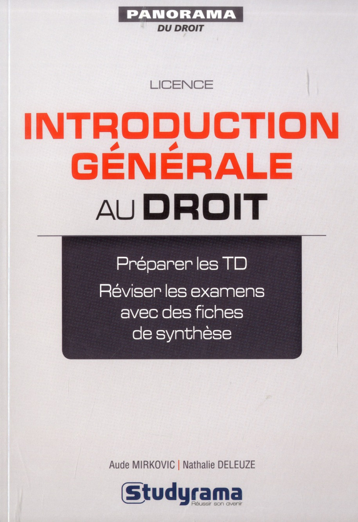 Introduction générale au droit