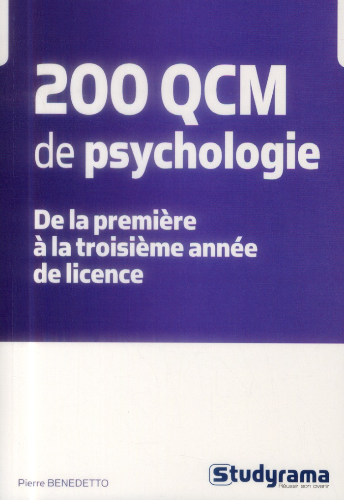 200 QCM de psychologie