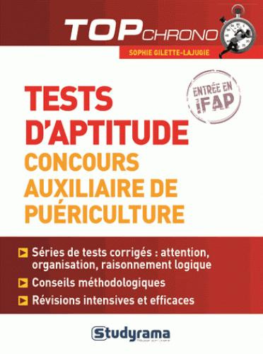 Tests d'aptitude concours auxiliaire de puériculture