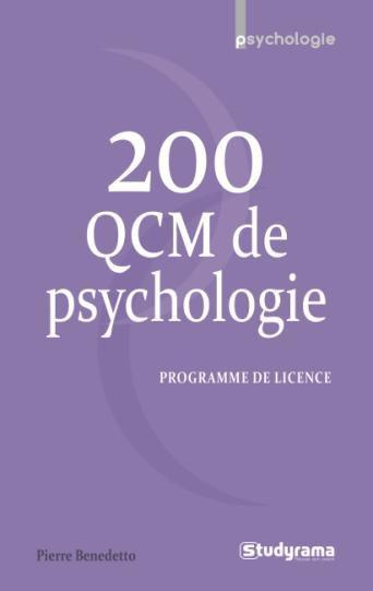 200 QCM de psychologie