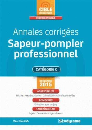 Annales corrigées sapeur-pompier professionnel
