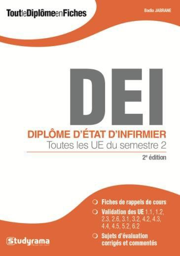 Diplôme d'Etat d'infirmier. Toutes les UE du semestre 2, Edition revue et augmentée