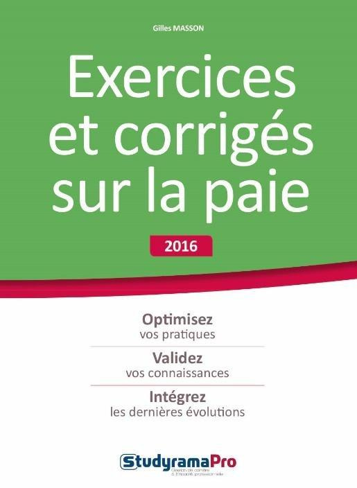 Exercices et corrigés sur la paie