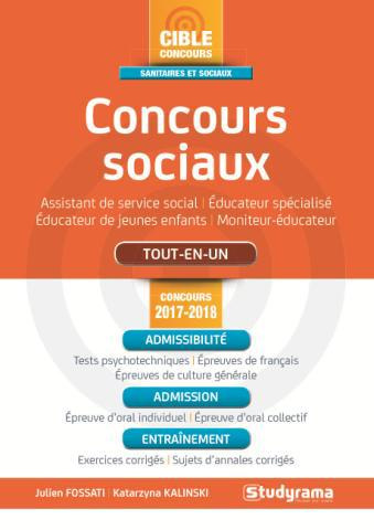 Concours sociaux. Edition 2017-2018