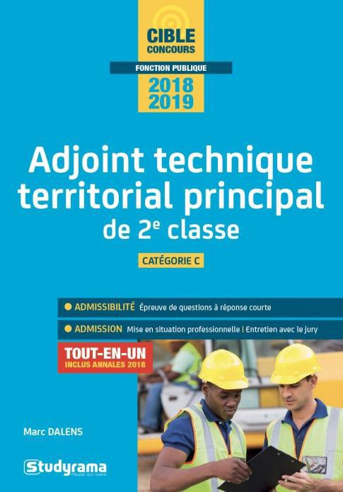 Adjoint technique territorial de 2e classe. Edition 2018-2019