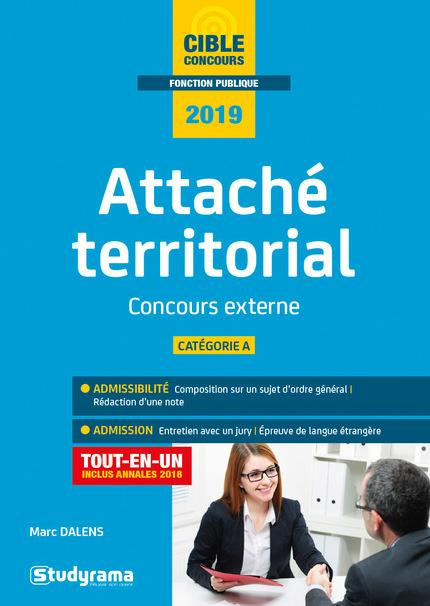 Attaché territorial catégorie A. Concours externe, Edition 2019