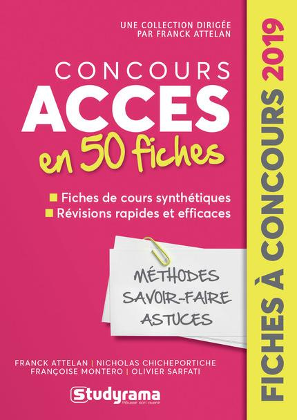 Concours Accès en 50 fiches. 5e édition