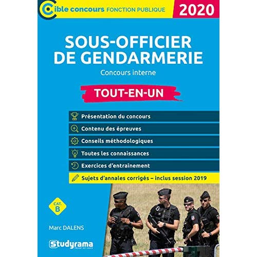 Sous-officier de gendarmerie concours interne. Tout-en-un, Edition 2020