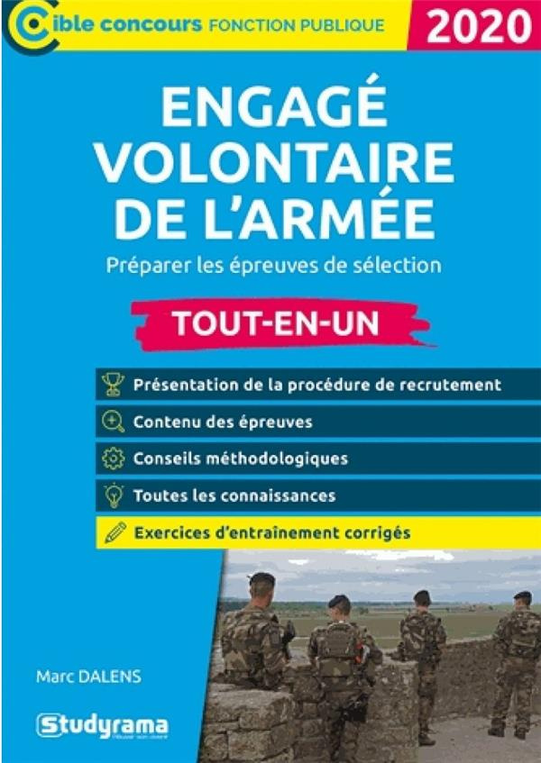Engagé volontaire de l'armée. Préparer les épreuves de sélection tout-en-un, Edition 2020