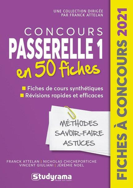 Concours passerelle 1 en 50 fiches. Edition 2021